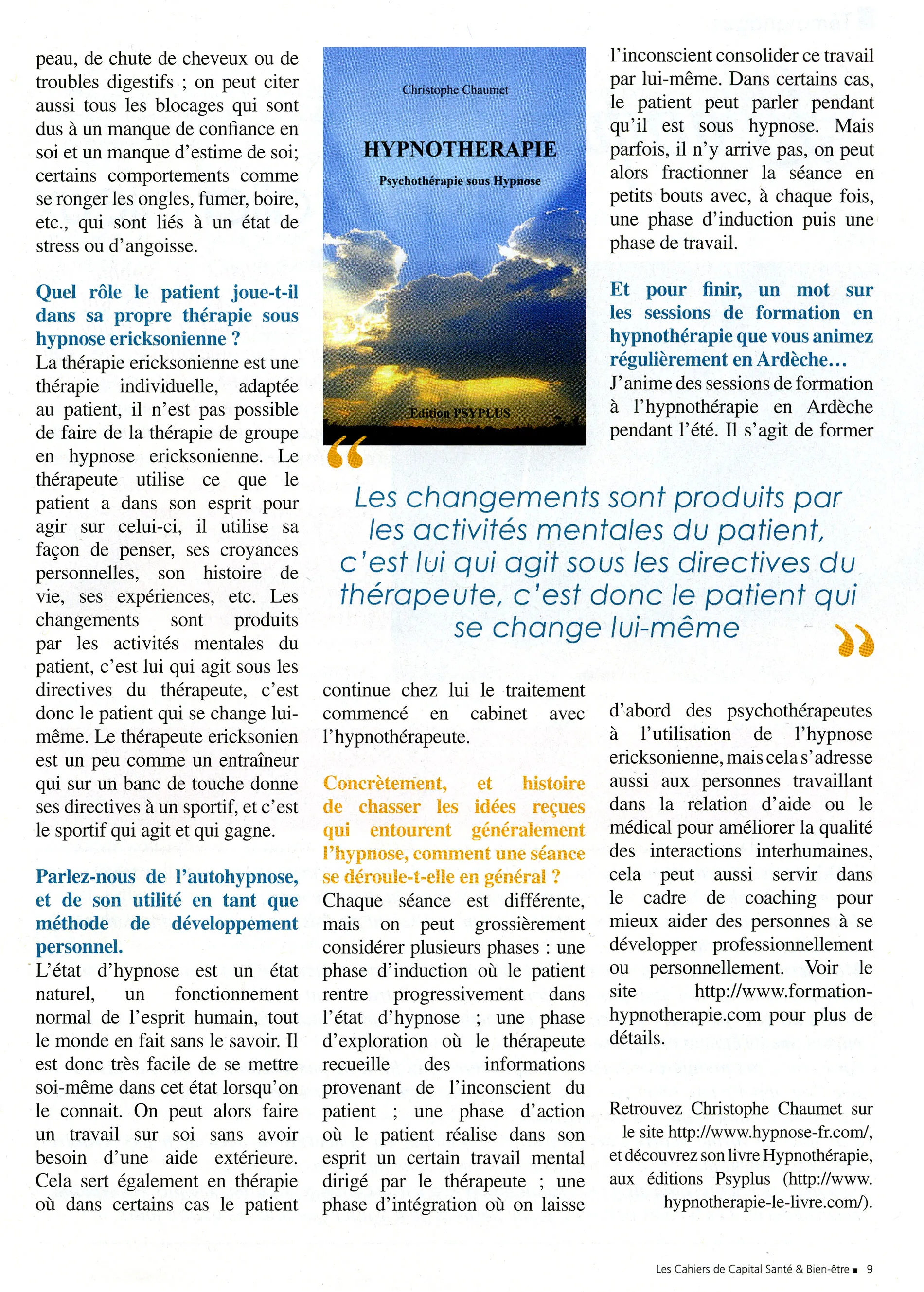 Cahier Santé article, page 2